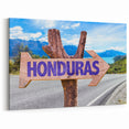 Honduras Directional Signpost - Travel Inspired Wall Art