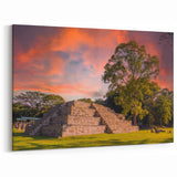 Honduran Sunset Silhouettes - Majestic Mountain Wall Art