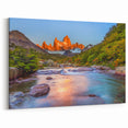 Patagonia Landscape Art - Majestic Mountain Sunrise
