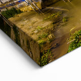 Argentine Night Bridge Art - Illuminated River Crossing