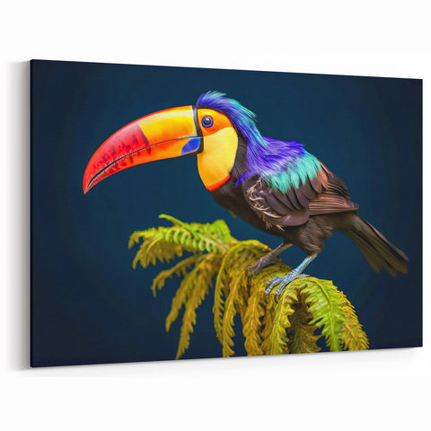 Vibrant Toucan Portrait - Exotic Wildlife Wall Art