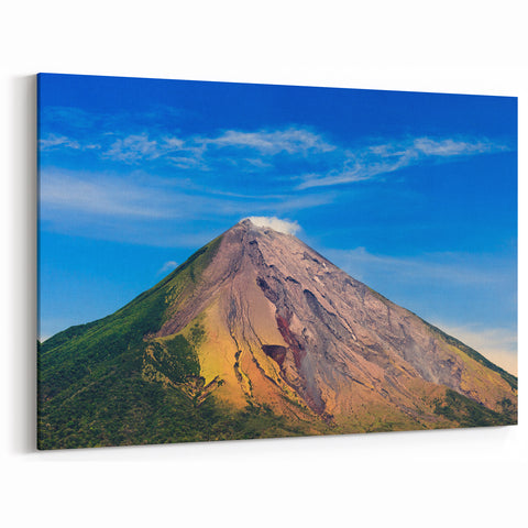 Nicaragua Volcano Canvas Print - Majestic Landscape Art