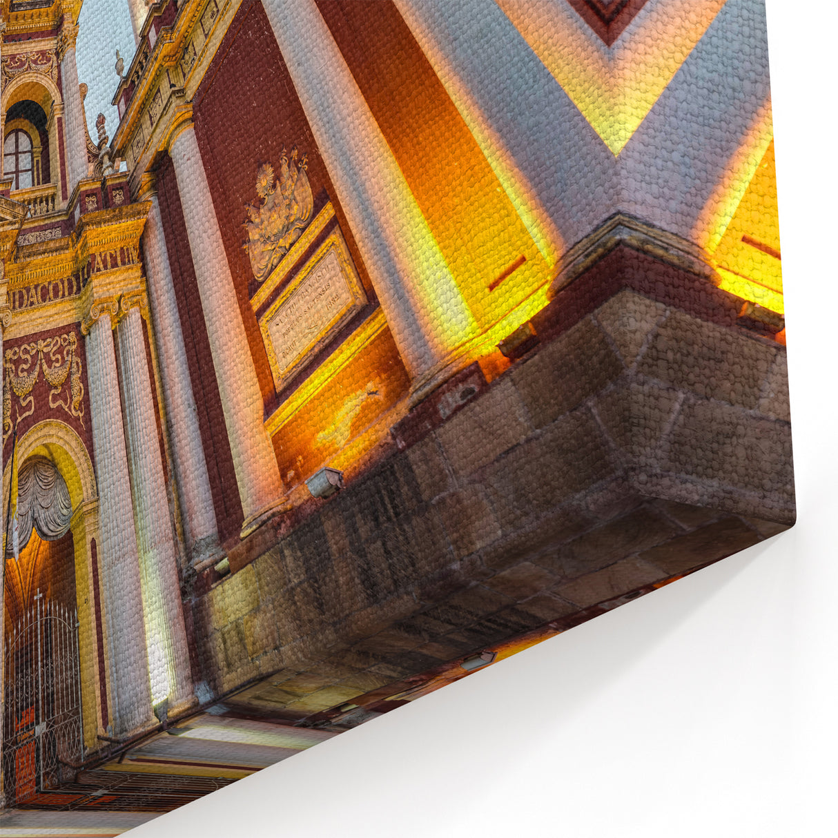 Argentine Church Facade Art - Historic Architecture Print