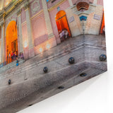 Argentine Cathedral Evening Art - Historic Church Facade