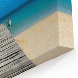 Nicaragua Beach Pier Canvas - Tranquil Ocean Wall Art