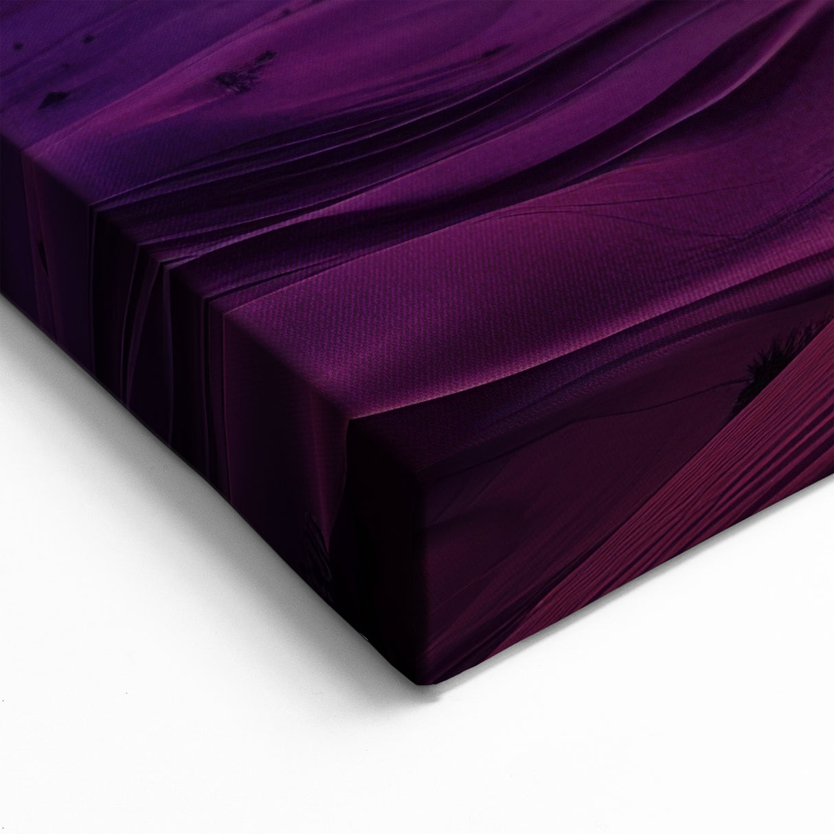 Mesopotamian Sunset – Vibrant Purple Desert Landscape Wall Art