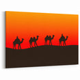 Iraq Wall Art – Mesopotamian Camel Caravan Sunset Art