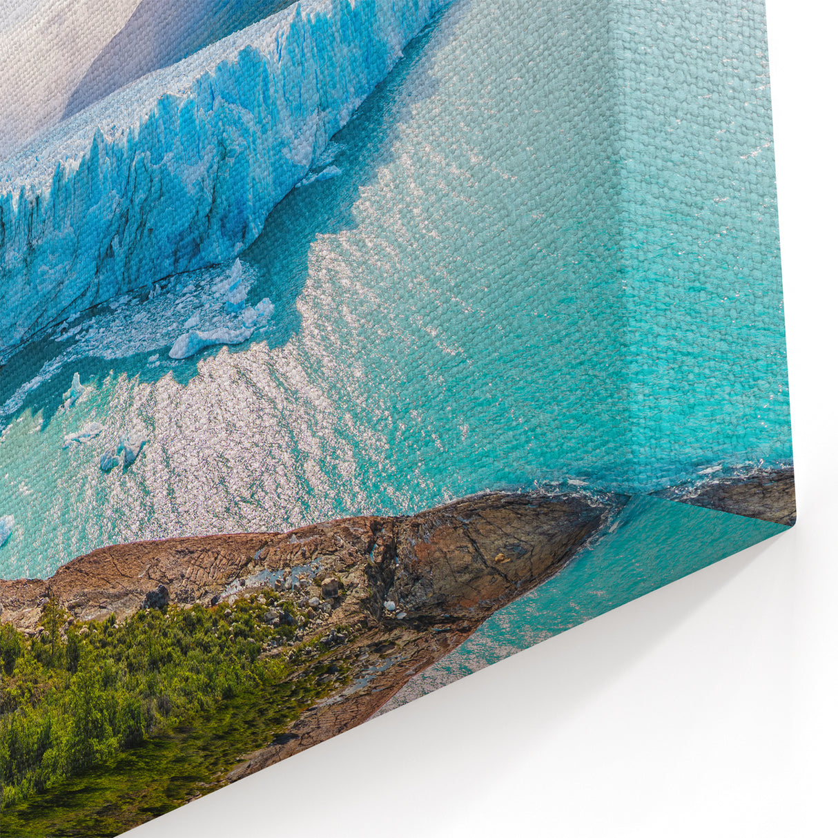 Patagonia Glacier Art - Majestic Ice and Mountain Views