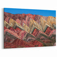 Argentine Mountain Art - Colorful Ridges Panorama