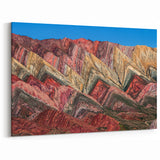 Argentine Mountain Art - Colorful Ridges Panorama