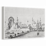 Historical Baghdad Riverfront – Mesopotamian Heritage Wall Art