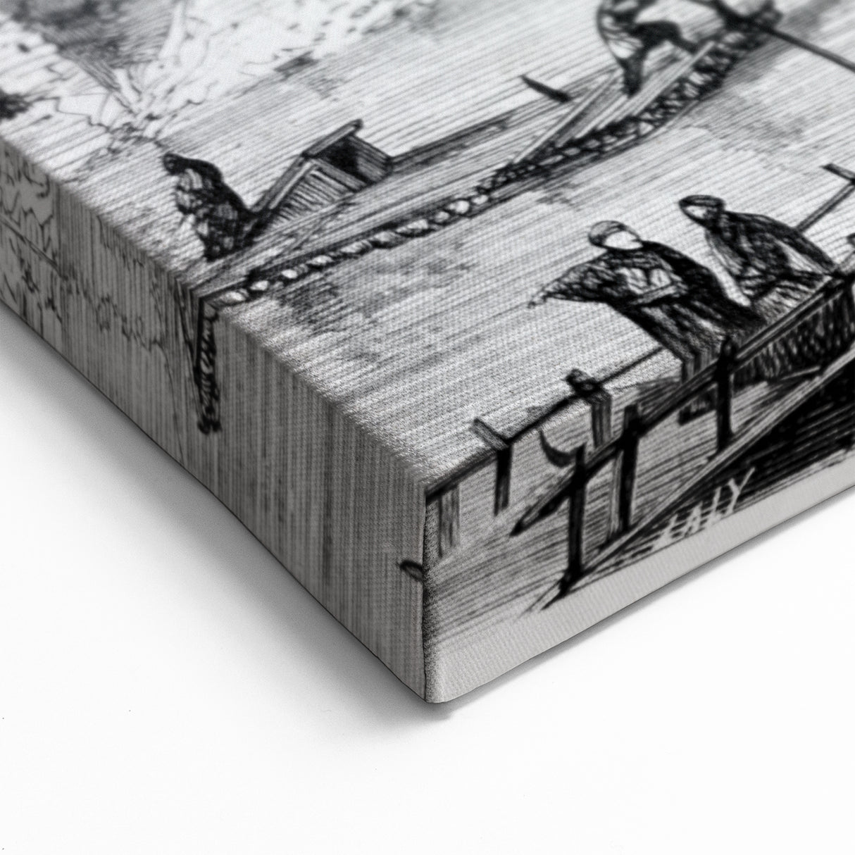 Historical Baghdad Riverfront – Mesopotamian Heritage Wall Art