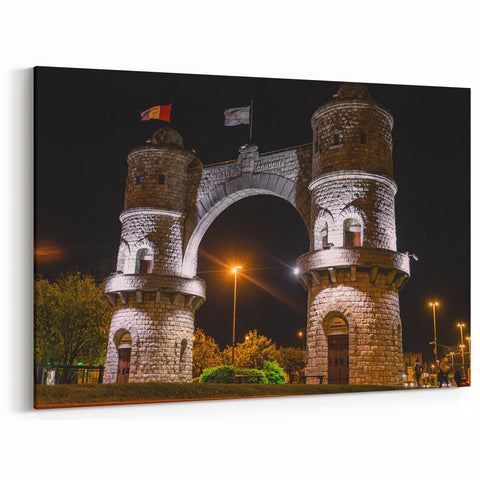 Argentine Heritage Art - Illuminated Historical Gateway