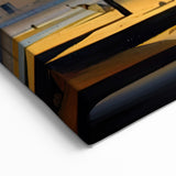 Golden Domes of Mesopotamia – Middle Eastern Cityscape Wall Art