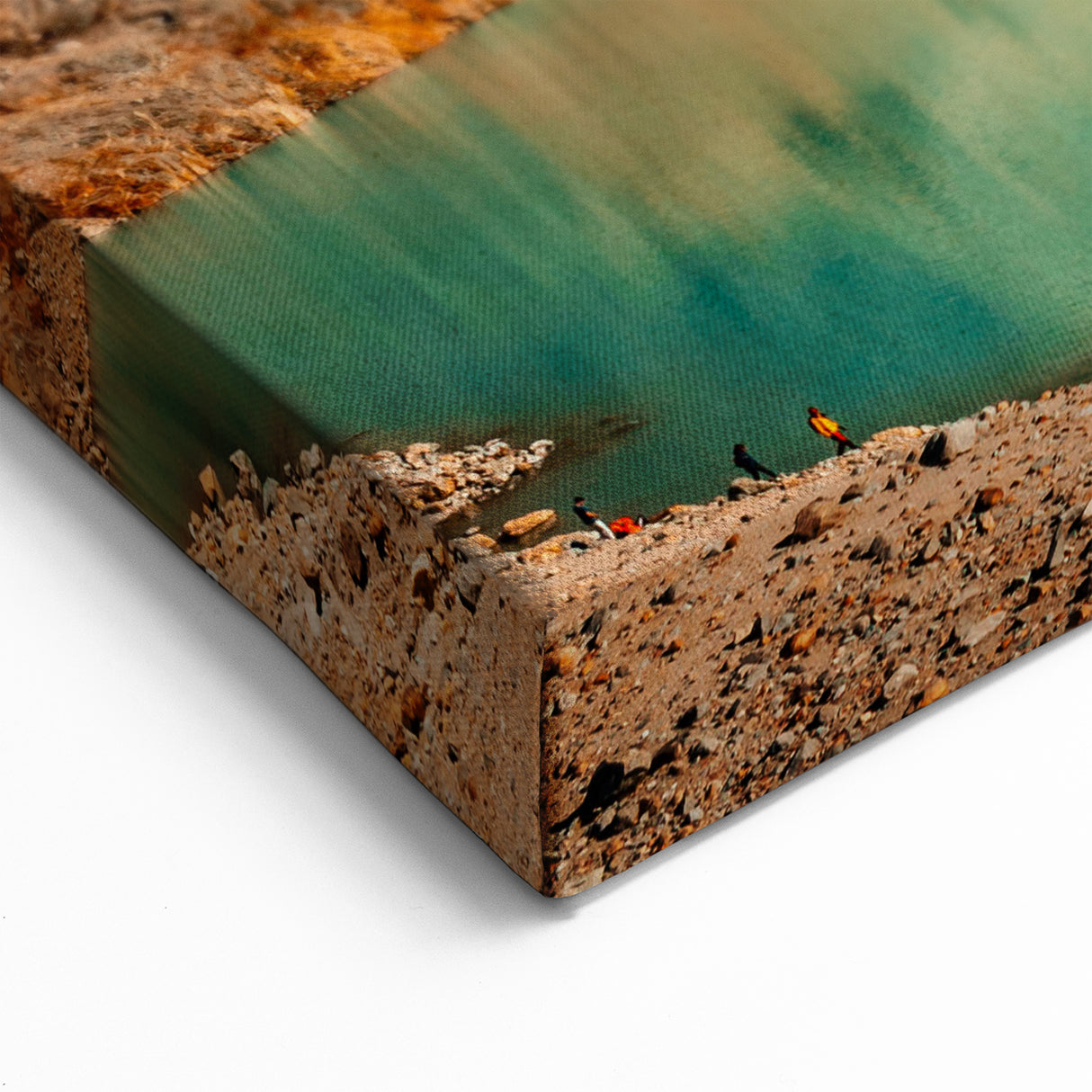 Patagonian Majesty Art - Turquoise Lake and Mountain Peaks