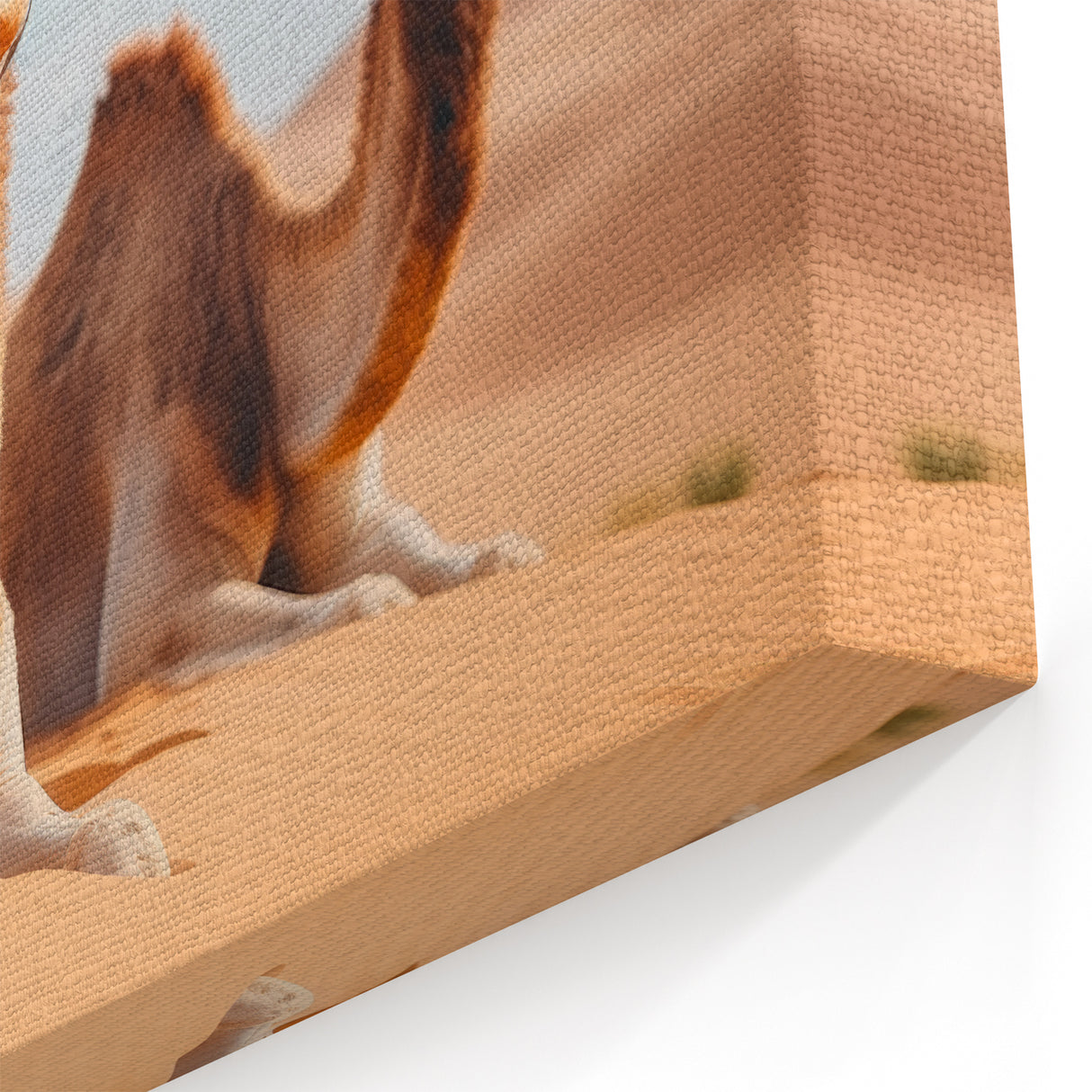 Mesopotamian Desert Camels – Middle Eastern Scenic Wall Art