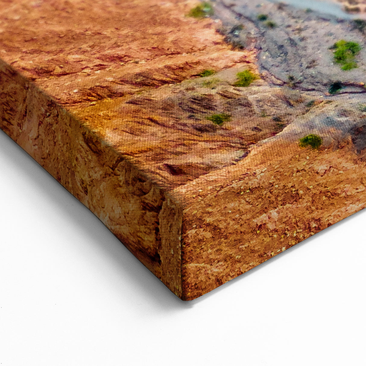 Vivid Argentine Mountains Art - Winding Road Through Colorful Ridges