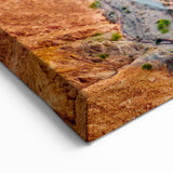 Vivid Argentine Mountains Art - Winding Road Through Colorful Ridges