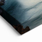 Argentine Sunset Falls Art - Fiery Skies and Flowing Waters