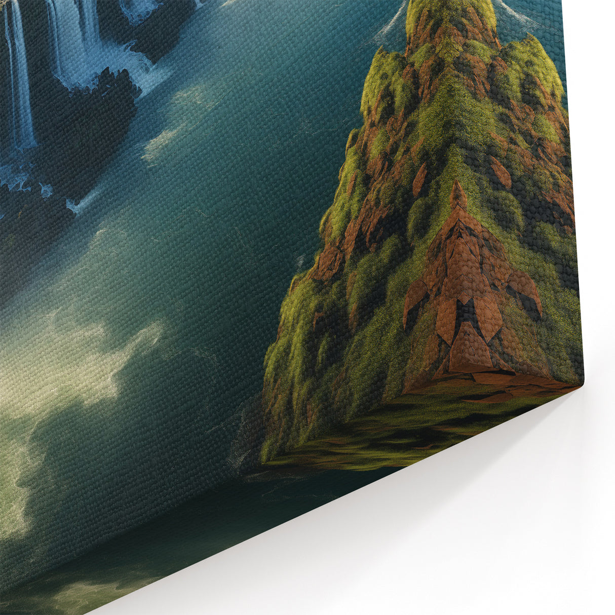 Argentine Grand Falls Art - Lush Greenery and Vast Cascades