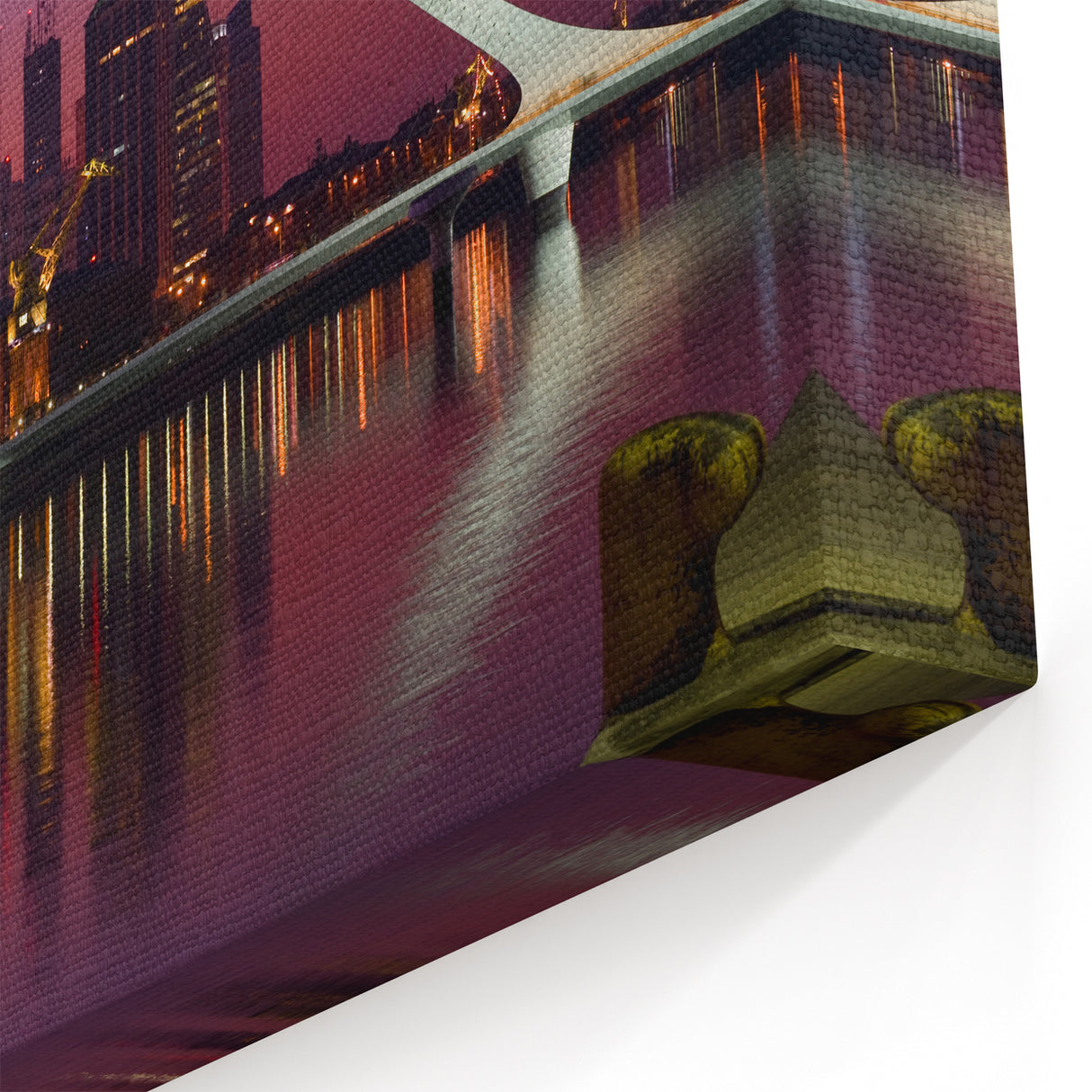 Buenos Aires Skyline Art - Elegant Framed Canvas Print