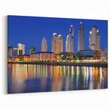Vibrant Buenos Aires Nightlife - Canvas Wall Art