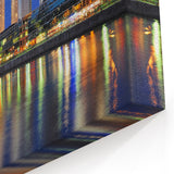 Vibrant Buenos Aires Nightlife - Canvas Wall Art