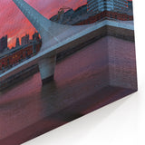 Buenos Aires Sunset Bridge - Canvas Wall Art