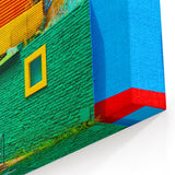 Vivid Buenos Aires Color Block - Artistic Canvas Print