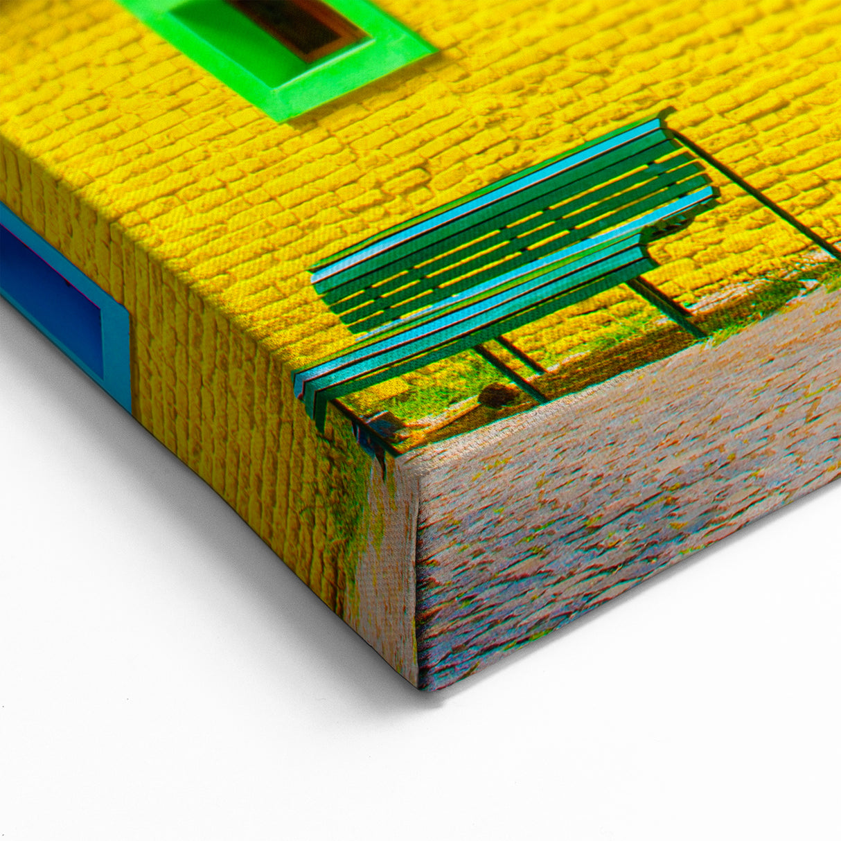 Vivid Buenos Aires Color Block - Artistic Canvas Print