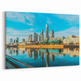 Serene Buenos Aires Skyline - Reflective Canvas Print