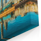 Serene Buenos Aires Skyline - Reflective Canvas Print