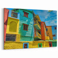 Vibrant Canvas Print - Colorful Buenos Aires Streetscape