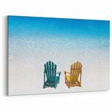 St. John Wall Art - Serene Beach Chair Canvas