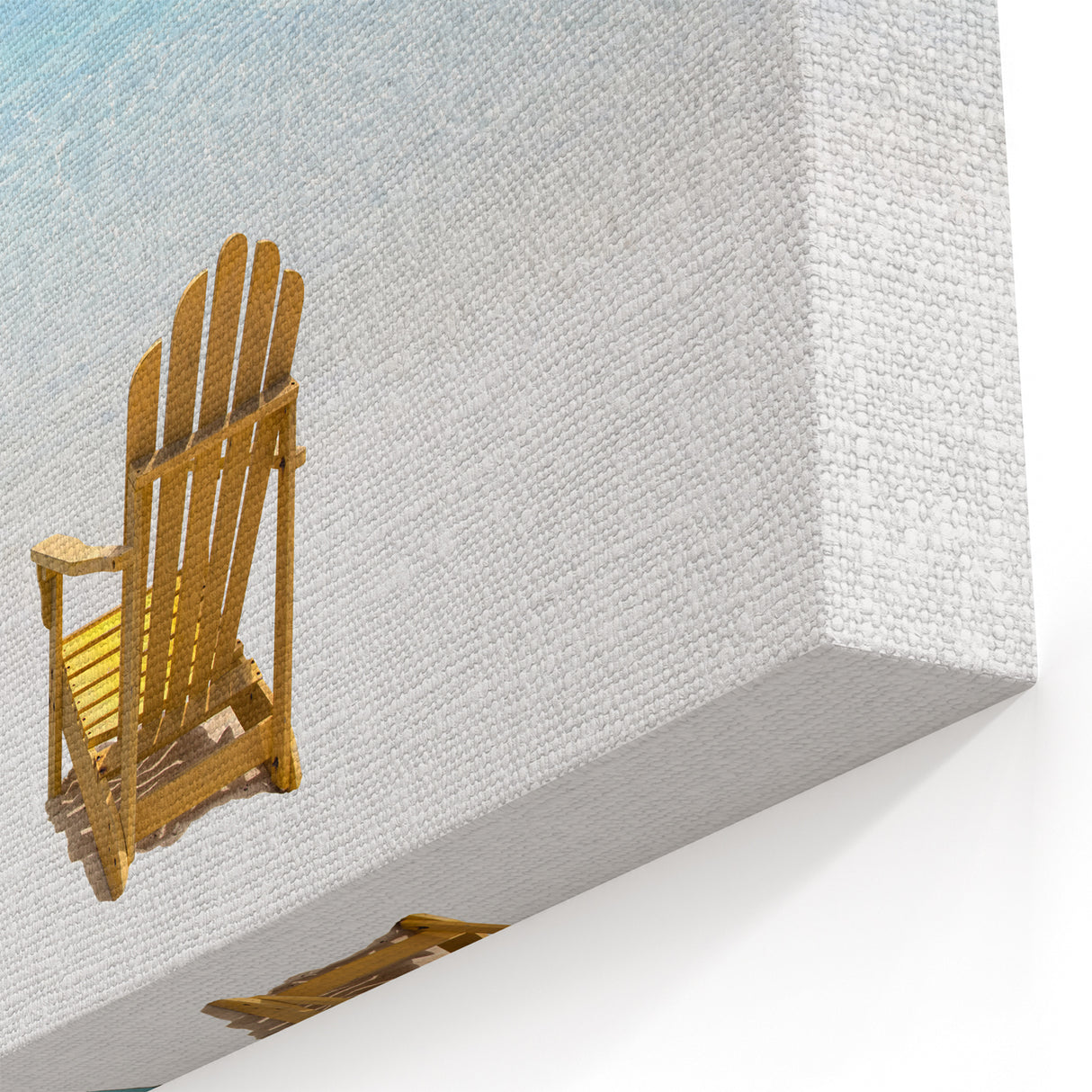 St. John Wall Art - Serene Beach Chair Canvas