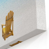 St. John Wall Art - Serene Beach Chair Canvas