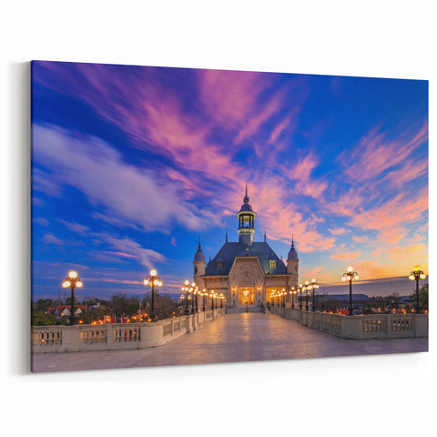 Majestic Sunset Print - Buenos Aires Historic Landmark