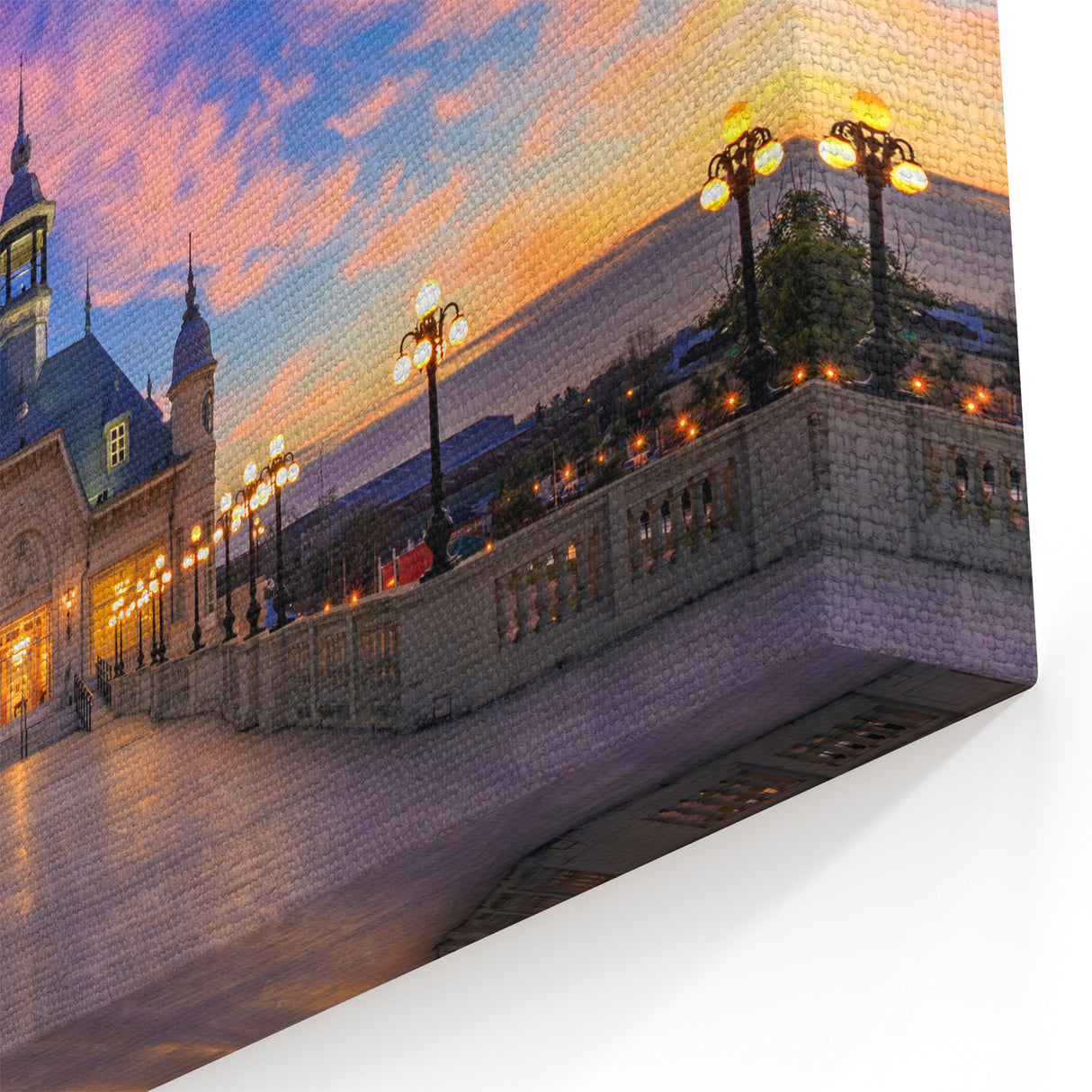 Majestic Sunset Print - Buenos Aires Historic Landmark