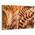 Nicaraguan Cathedral Interior - Striped Archway Canvas