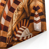 Nicaraguan Cathedral Interior - Striped Archway Canvas