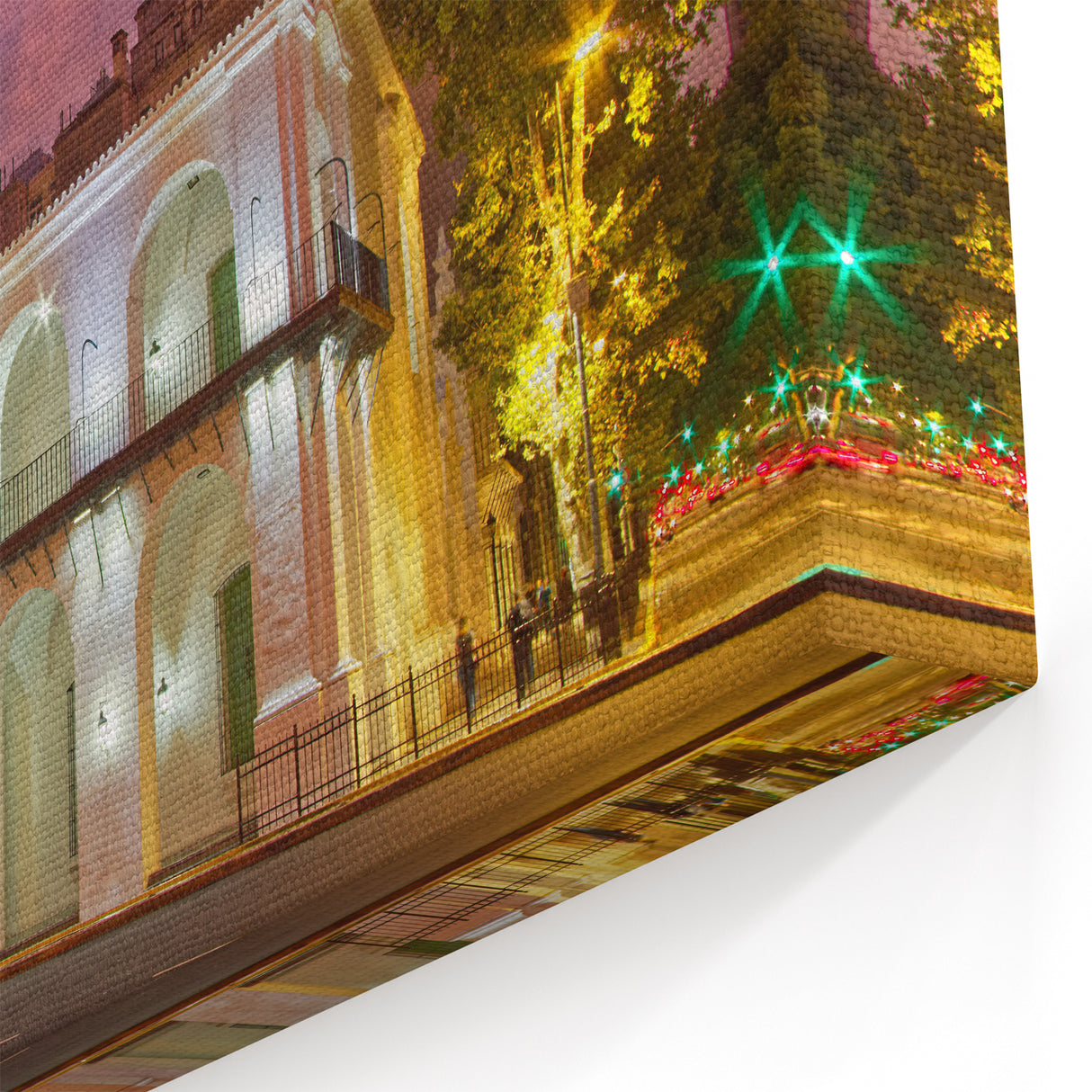 Buenos Aires Historic Church - Illuminated Evening Print