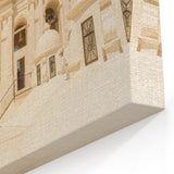 Nicaraguan Bay View Statue - Coastal Landscape Canvas