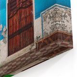 Colorful Nicaraguan Doors - Vibrant Street Art Canvas