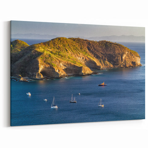 Nicaraguan Coastline View - Serene Ocean Landscape Art