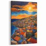 Saint Vincent Landscape Prints - Vibrant Village Art