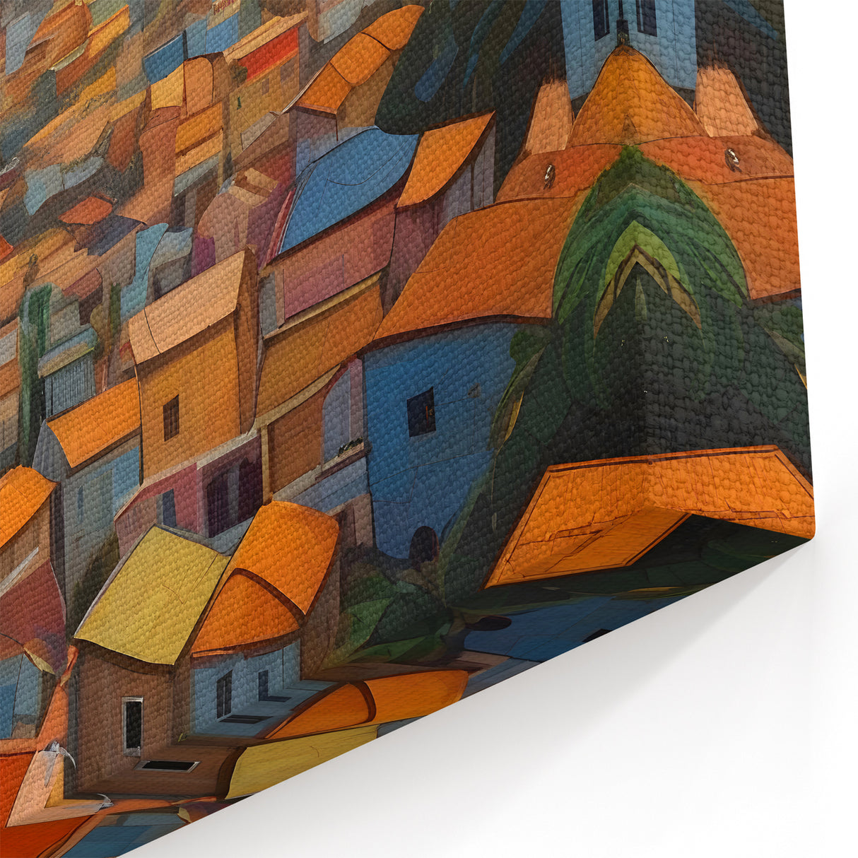 Saint Vincent Landscape Prints - Vibrant Village Art