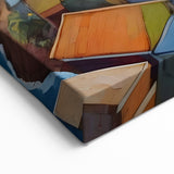 Saint Vincent Landscape Prints - Vibrant Village Art