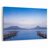Tranquil Nicaraguan Lakescape - Peaceful Volcano Canvas