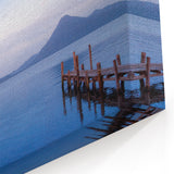 Tranquil Nicaraguan Lakescape - Peaceful Volcano Canvas
