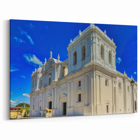 Majestic Nicaraguan Cathedral - Grand Architecture Canvas